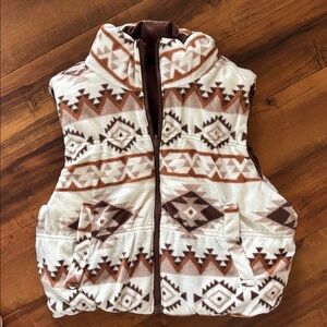 Love Tree Chocolate Brown Womans Puffer Vest